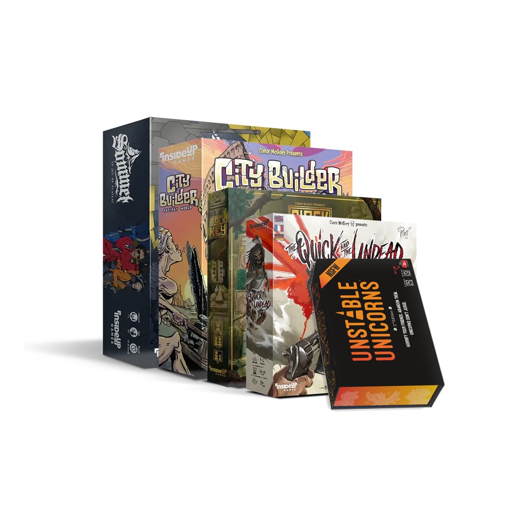 5 Games Bundle - Board Games Rentals SG