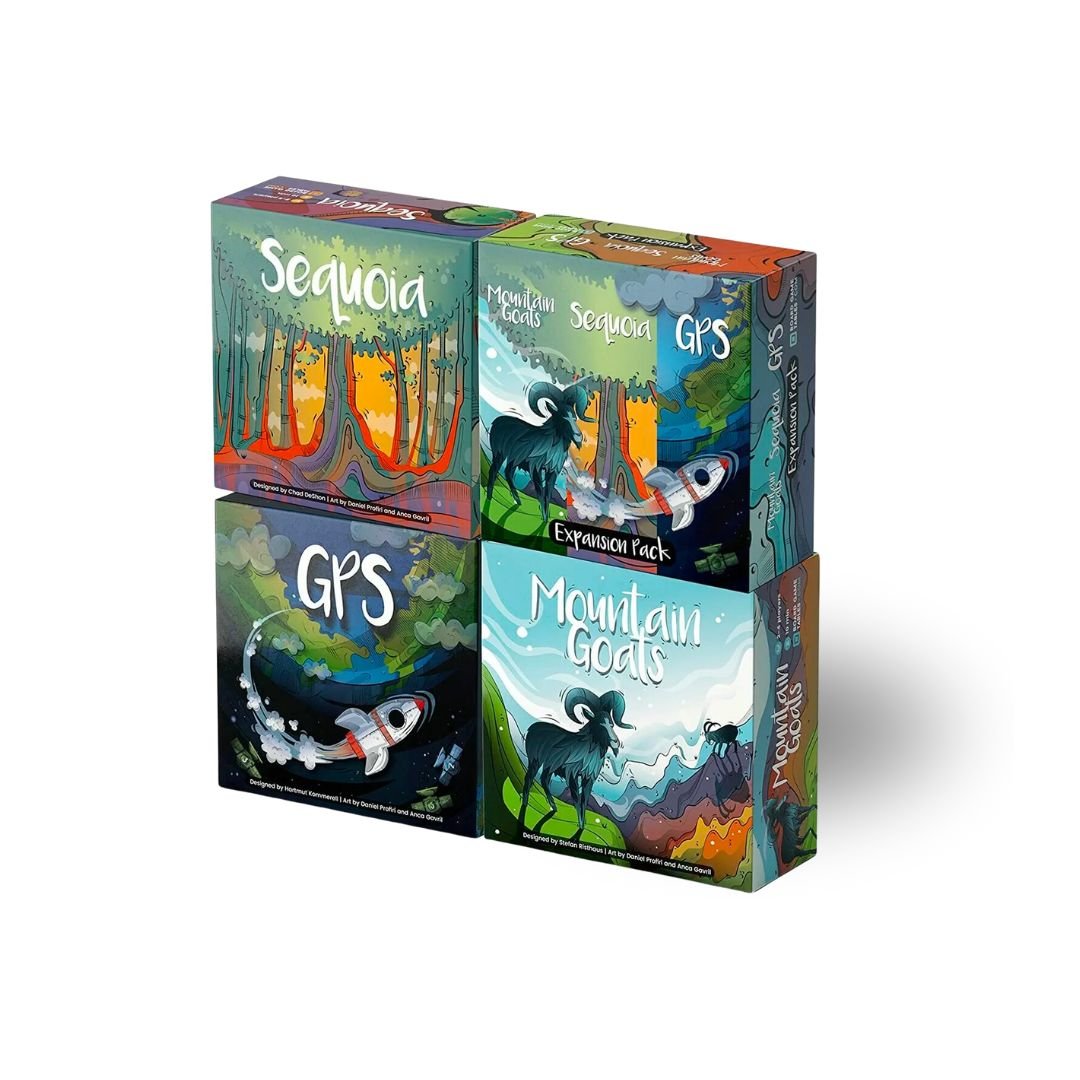 GPS + Sequoia + Mountain Goats + Expansions - Board Games Rentals SG