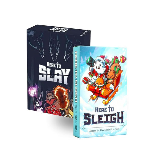Here to Slay with Sleigh Expansion - Board Games Rentals SG